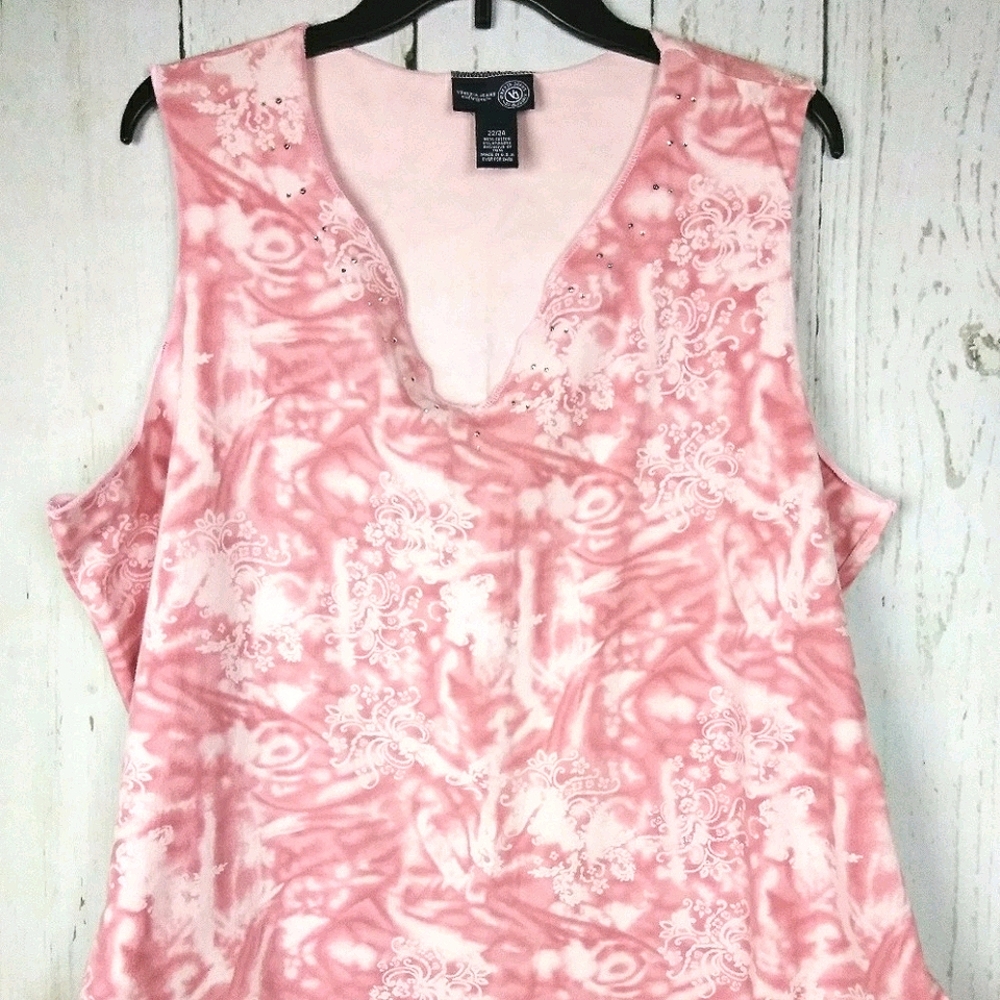Venezia Jeans Women's Tank Top Sz 22/24 Ro…